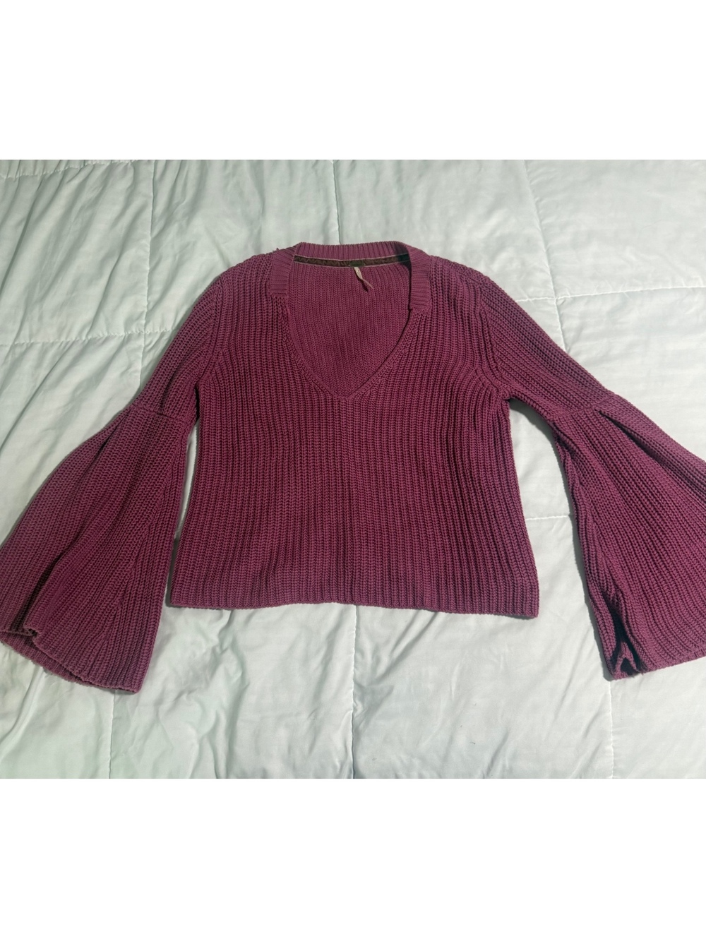 Free People Bell Sleeve Sweater sz S